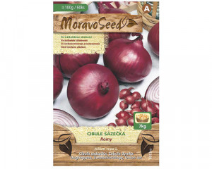 Červená cibule sazečka Romy, MoravoSeed, 100 g
