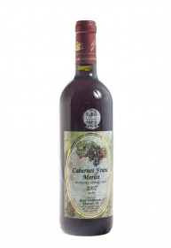 Červené suché víno, Vinařství Josef Valihrach Cabernet Franc Merlot 2007, 11% obj., 0.75 l