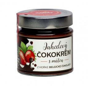 Čokoládový krém, Dobroty z přírody Jahoda s mátou, 200 g