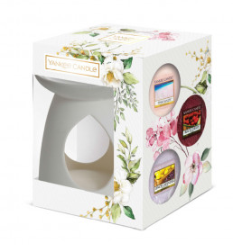 Dárková sada, Aromatické vosky Yankee Candle Garden Hid 3 ks, Aromalampa, provonění až 3 x 8 hod