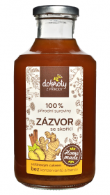 Domácí bylinný sirup, Dobroty z přírody Zázvor se skořicí, 500 ml