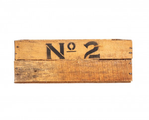 Dřevěná bedna No. 2, hnědá