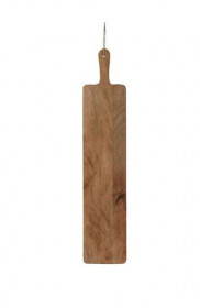 Dřevěné prkénko Mica CAPRI, rozměr 76 x 15 cm, hnědé