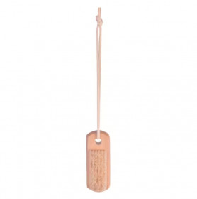 Dřevěný kartáč na nehty, přírodní, délka 11 cm