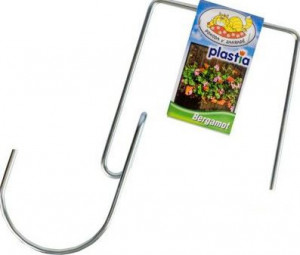 Držák na truhlík Plastia BERGAMOT 7.5, stříbrný