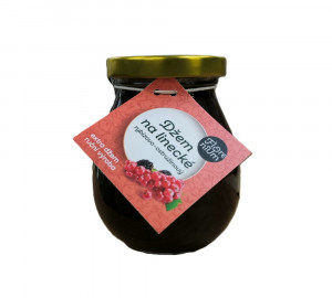 Džem z červeného rybízu a ostružin, pasírovaný, Bouda 1883, 280 g