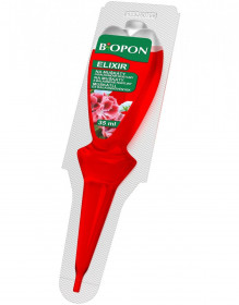 Gelové hnojivo na muškáty a balkonové rostliny, Biopon ELIXÍR, balení 35 ml