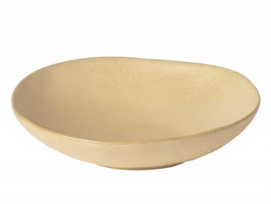 Hluboký talíř LIVIA, keramický, glazovaný, průměr 23 cm, krémový