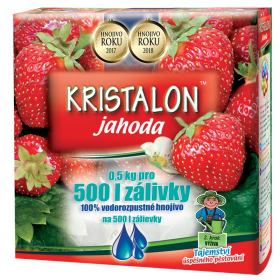 Hnojivo na JAHODY, Agro Kristalon, balení 0.5 kg