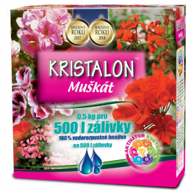 Hnojivo na MUŠKÁTY, Agro Kristalon, balení 0.5 kg
