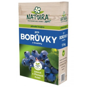 Hnojivo pro BORŮVKY a BRUSINKY, Natura, balení 1.5 kg