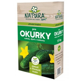 Hnojivo pro OKURKY, CUKETY, DÝNĚ a MELOUNY, Natura, balení 1.5 kg