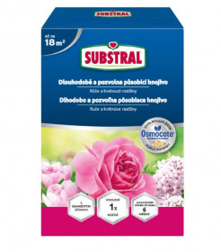 Hnojivo pro růže a kvetoucí rostliny, Substral Osmocote, balení 750 g