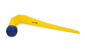 Hračka pro psy, aportovací míč, modro - žlutá, 77 cm