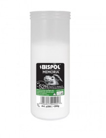 Hřbitovní náplň, svíčka, 200 g, bílá, doba hoření 52 hod.