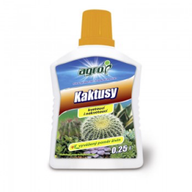Kapalné hnojivo pro KAKTUSY, Agro, balení 0.25 l
