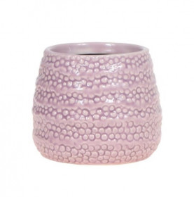 Keramický obal Kolibri Dots, průměr 9 cm, růžový