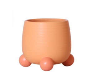 Keramický obal Kolibri Home Rolling, průměr 9 cm, oranžový