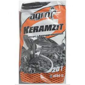 Keramzit Agro, velikost 8 - 16 mm, balení 20 l