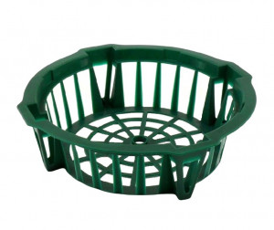 Košík na cibuloviny, průměr 22 cm, zelený