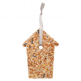 Krmivo pro ptáky, Esschert Design dům, 10.9 - 15.3 cm, lisovaný ptačí zob, 250 g