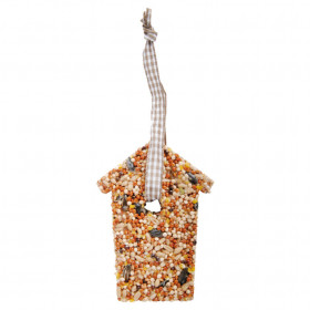 Krmivo pro ptáky, Esschert Design dům, 7 - 10 cm, lisovaný ptačí zob