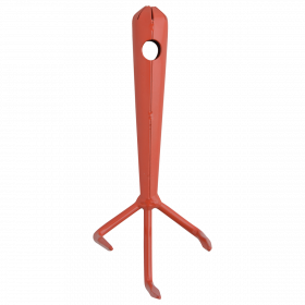 Květinová drapka Esschert Design, ocelová, délka 15 cm, červená