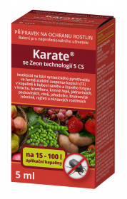Likvidátor hmyzu, KARATE ZEON 5 CS, balení 5 ml