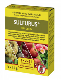 Likvidátor houbových chorob, SULFURUS, balení 3 x 15 g