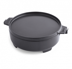 Litinový hrnec 2v1 pro grilovací rošty Weber Gourmet BBQ, objem 6,8 l