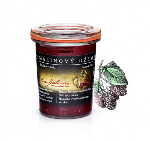 Malinový džem bez zrníček, Via Delicia, 175 g
