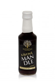 Mandlový likér, Hustopečská mandlárna Kávová mandle 25% obj., cestovní balení, 0.2 l
