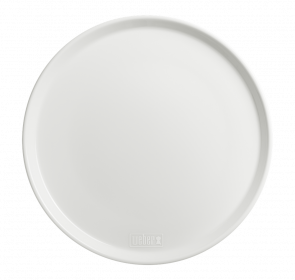 Mělký talíř Weber, průměr 27.5 cm, bílý, 2 ks