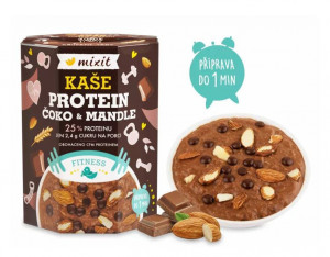 Minutová kaše, Mixit PROTEIN, ČOKOLÁDA A MANDLE, dóza, 320 g