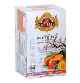 Mix bílých čajů, Basilur White Tea Assorted, porcovaný s přebalem, 20 sáčků