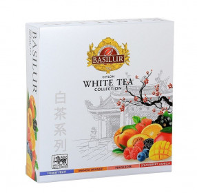 Mix bílých čajů, Basilur White Tea Assorted, porcovaný s přebalem, 40 sáčků