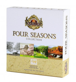 Mix čajů, Basilur Four Seasons Assorted, porcovaný s přebalem, 40 sáčků