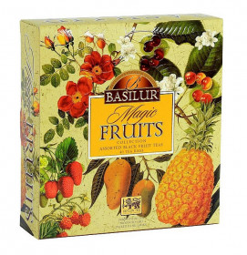 Mix čajů, Basilur Magic Fruits Assorted, porcovaný s přebalem, 40 sáčků