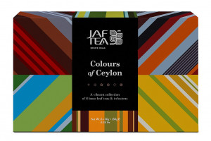 Mix čajů, Jaftae Colours of Ceylon Collection, 6 druhů sypaných čajů, 180 g