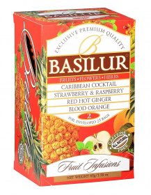 Mix ovocných čajů, Basilur Fruit Infusions Vol. 2, porcovaný s přebalem, 20 sáčků