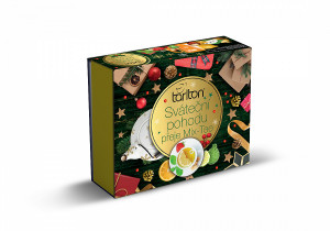Mix zelených čajů, Tarlton Sváteční pohoda, porcovaný s přebalem, 60 sáčků