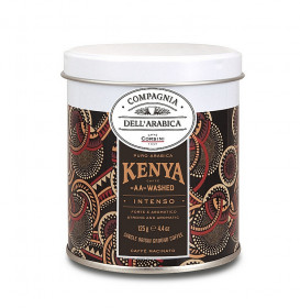 Mletá káva, Corsini Kenya, 100% arabika, plechová dóza, 125 g
