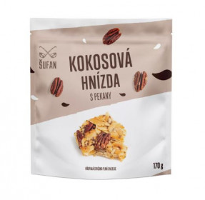 Müsli, Šufan Kokosová hnízda s pekany, sáček, 170 g