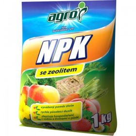 NPK se zeolitem, Agro, balení 1 kg