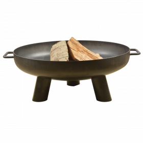 Ocelové kulaté ohniště Esschert Design, průměr 60 cm, černé