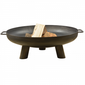 Ocelové kulaté ohniště Esschert Design, průměr 70 cm, černé