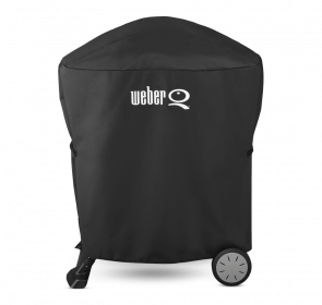 Ochranný obal Weber PREMIUM, na gril Q s přenosným vozíkem, černý