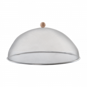 Ochranný poklop na potraviny, Esschert Design, průměr 43 cm, stříbrný