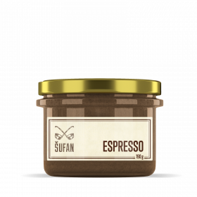 Ořechové máslo, Šufan Espresso, 190 g