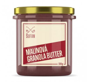 Ořechové máslo, Šufan Granola Butter Malinová, 330 g